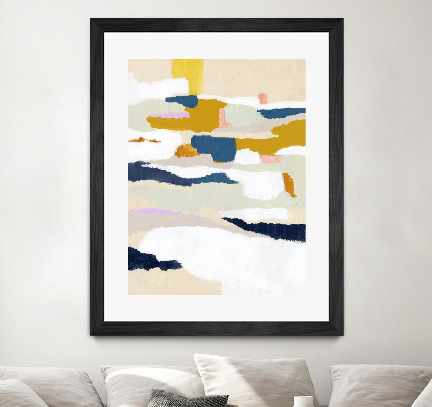 Woven Together II by Victoria Borges on GIANT ART - pastels abstract