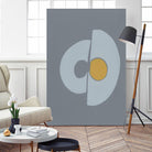 Quaternary Trilogy III by Regina Moore on GIANT ART - neutral abstract