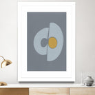 Quaternary Trilogy III by Regina Moore on GIANT ART - neutral abstract