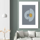 Quaternary Trilogy III by Regina Moore on GIANT ART - neutral abstract