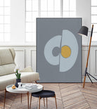 Quaternary Trilogy III by Regina Moore on GIANT ART - neutral abstract