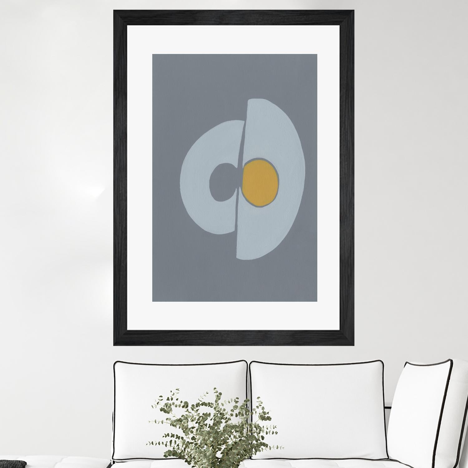 Quaternary Trilogy III by Regina Moore on GIANT ART - neutral abstract