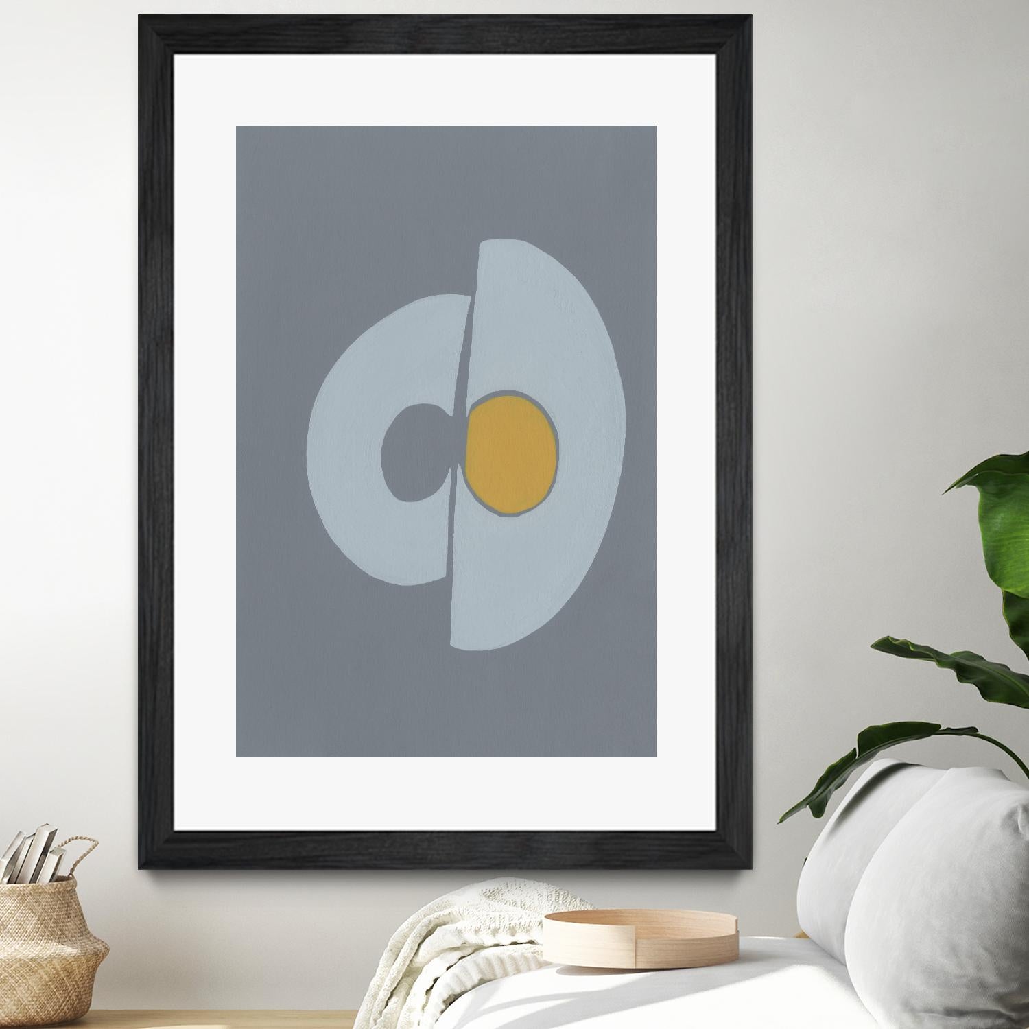 Quaternary Trilogy III by Regina Moore on GIANT ART - neutral abstract