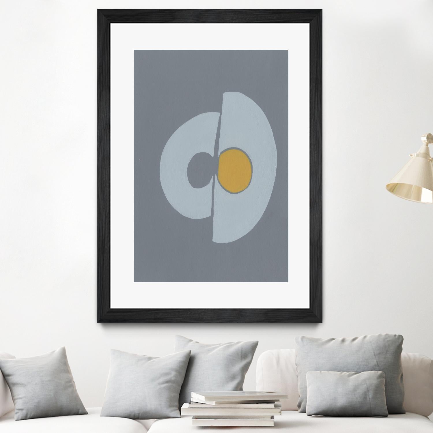 Quaternary Trilogy III by Regina Moore on GIANT ART - neutral abstract