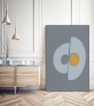 Quaternary Trilogy III by Regina Moore on GIANT ART - neutral abstract