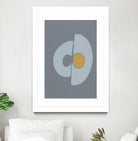 Quaternary Trilogy III by Regina Moore on GIANT ART - neutral abstract