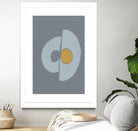 Quaternary Trilogy III by Regina Moore on GIANT ART - neutral abstract