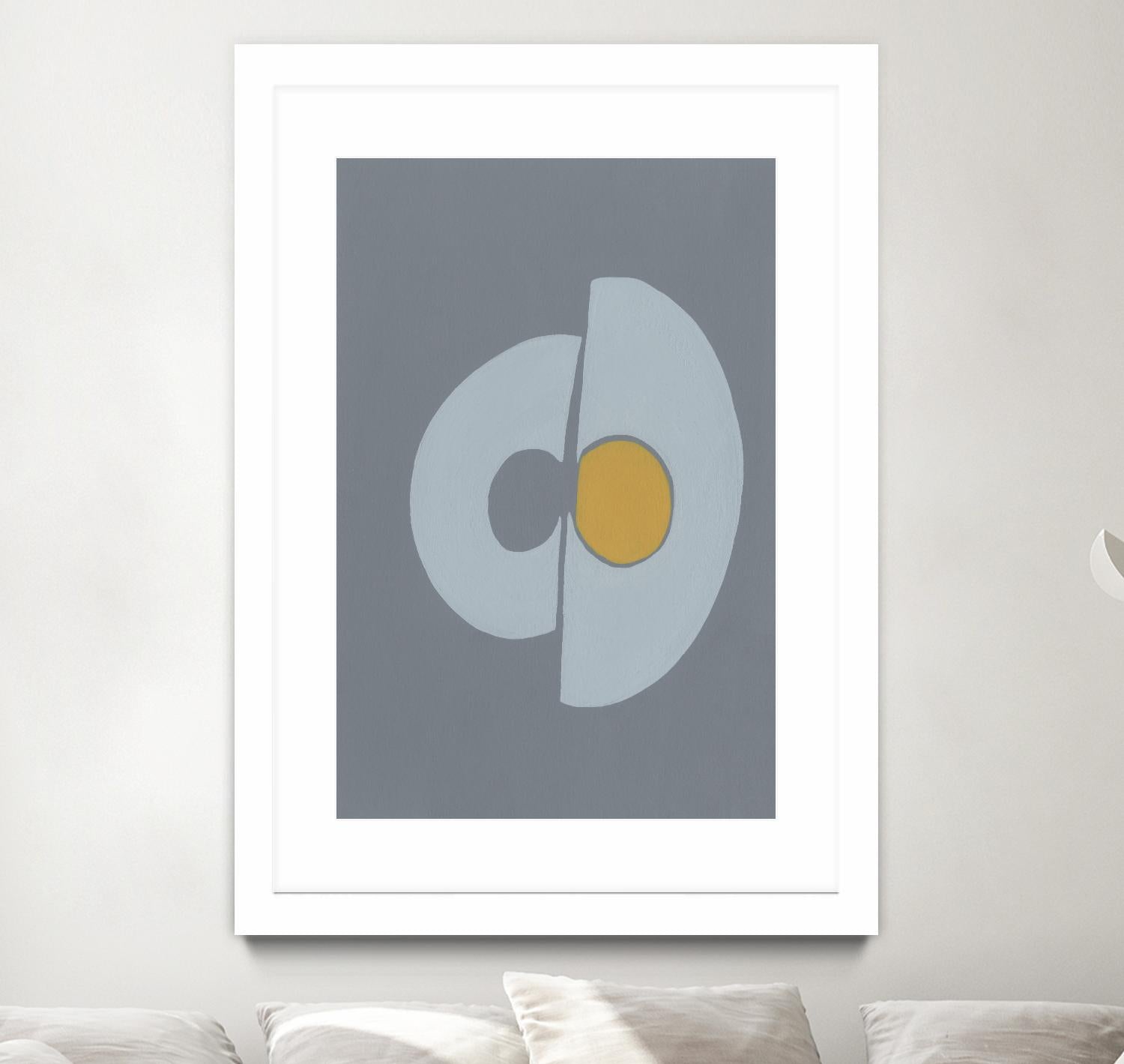 Quaternary Trilogy III by Regina Moore on GIANT ART - neutral abstract