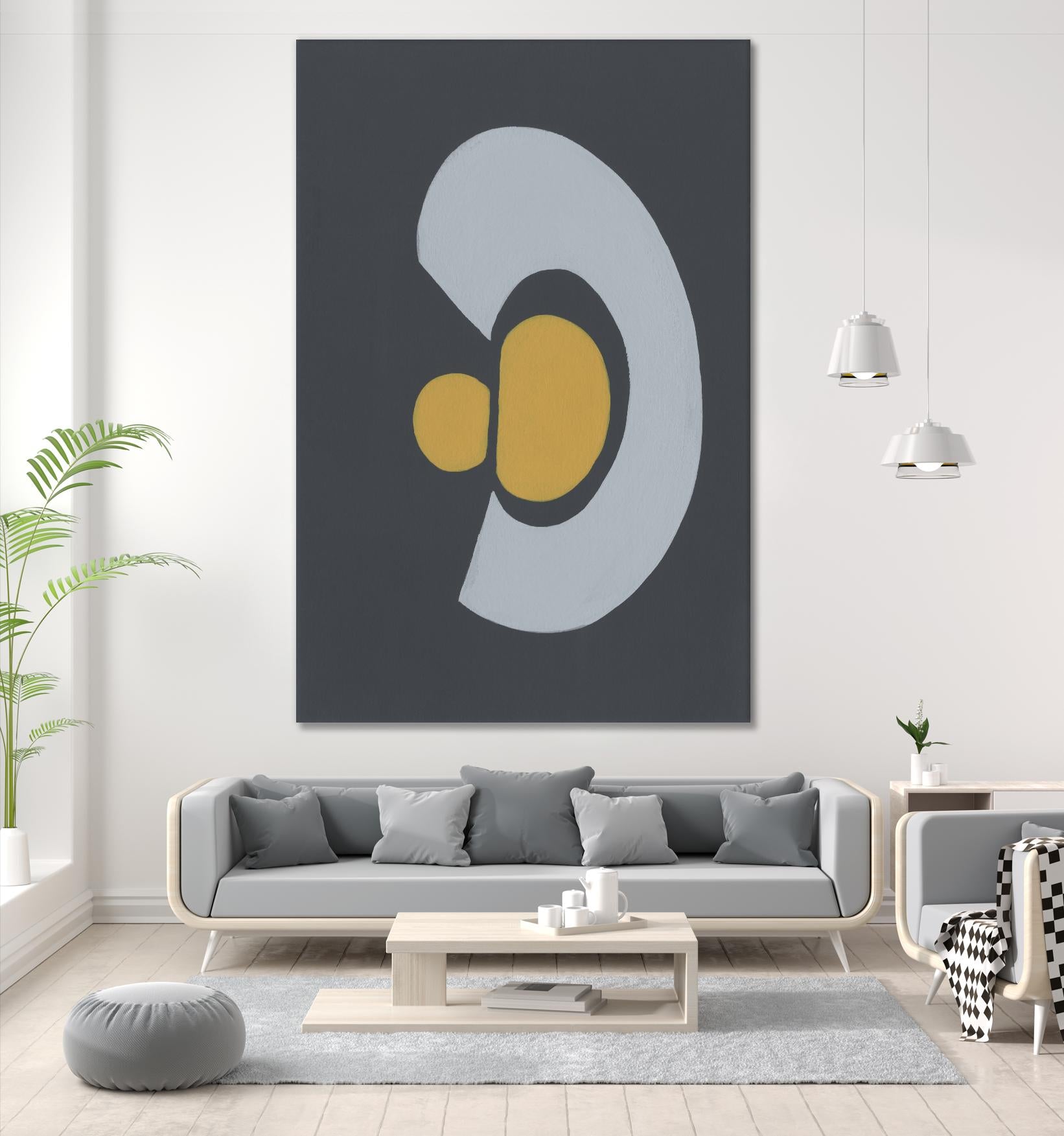 Quaternary Trilogy IV by Regina Moore on GIANT ART - neutral abstract