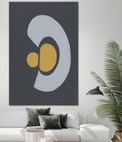 Quaternary Trilogy IV by Regina Moore on GIANT ART - neutral abstract