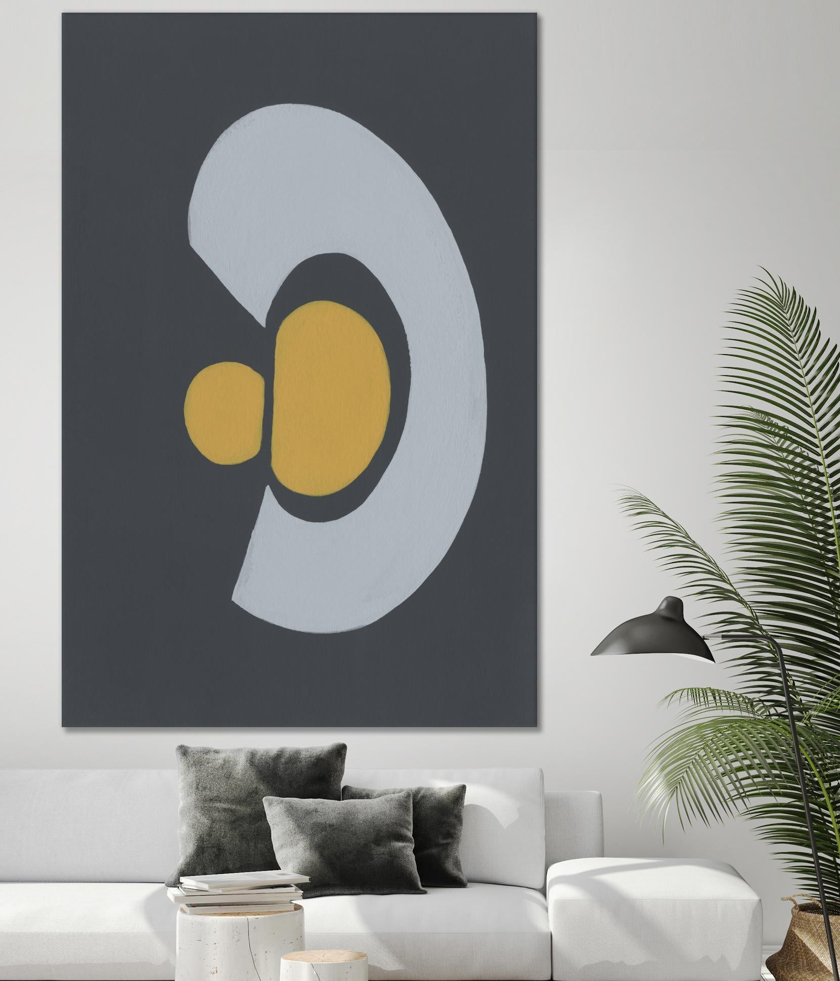 Quaternary Trilogy IV by Regina Moore on GIANT ART - neutral abstract