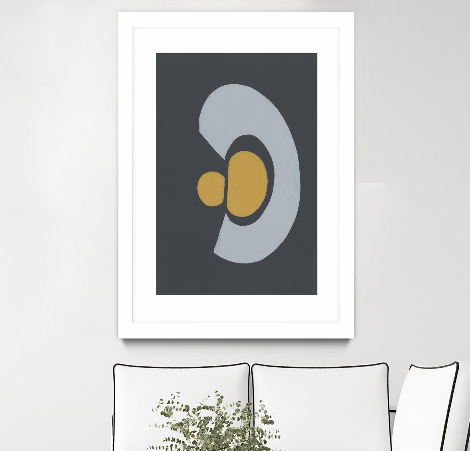 Quaternary Trilogy IV by Regina Moore on GIANT ART - neutral abstract