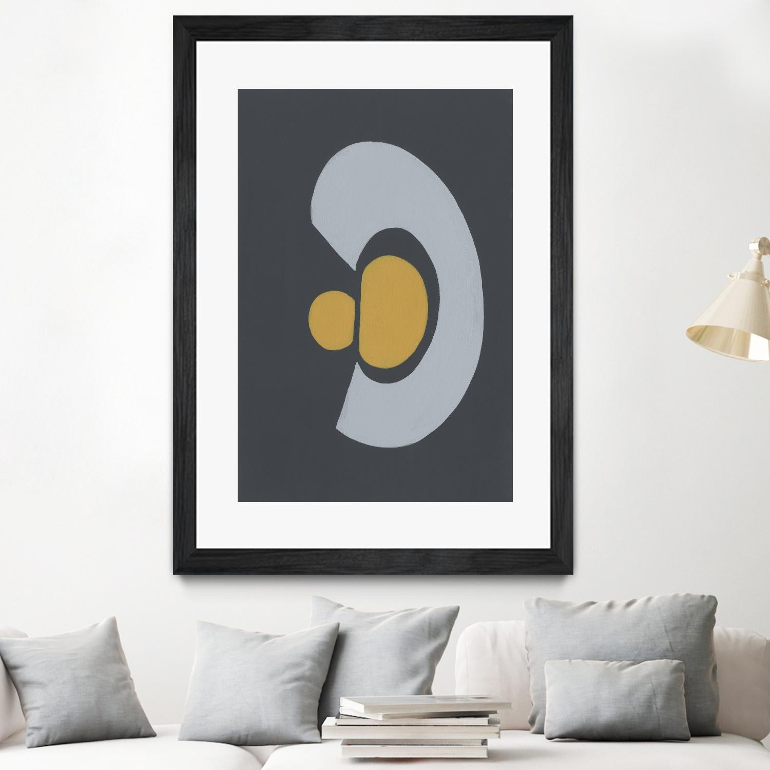 Quaternary Trilogy IV by Regina Moore on GIANT ART - neutral abstract