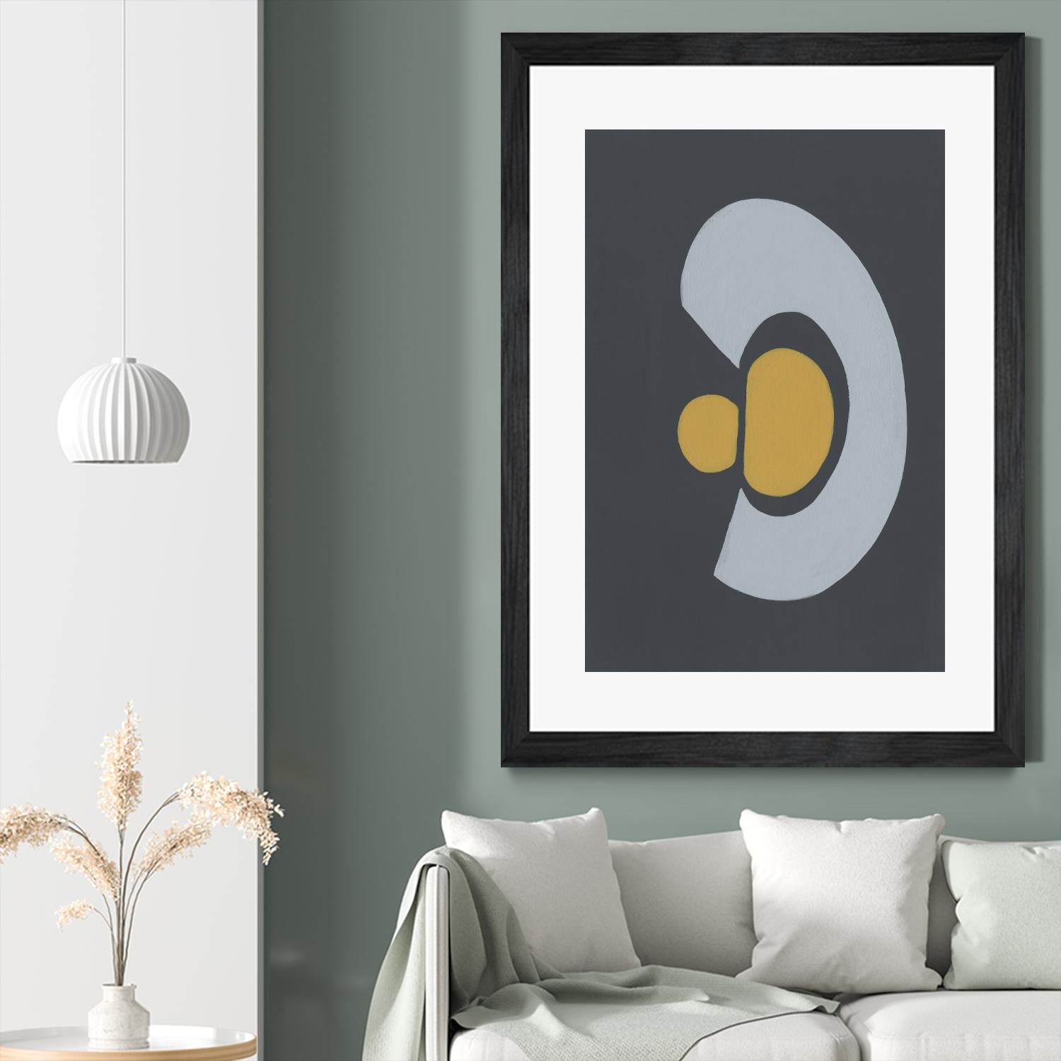 Quaternary Trilogy IV by Regina Moore on GIANT ART - neutral abstract