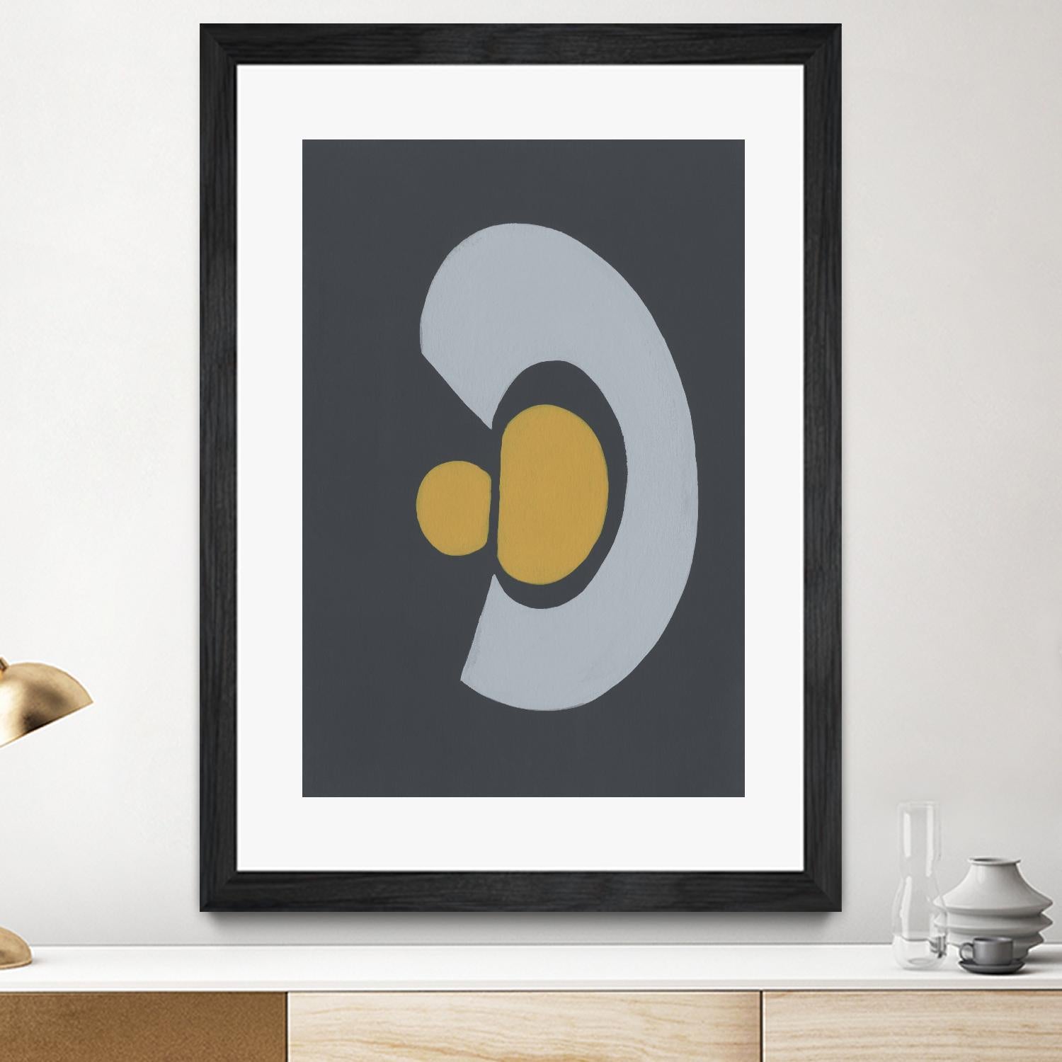 Quaternary Trilogy IV by Regina Moore on GIANT ART - neutral abstract