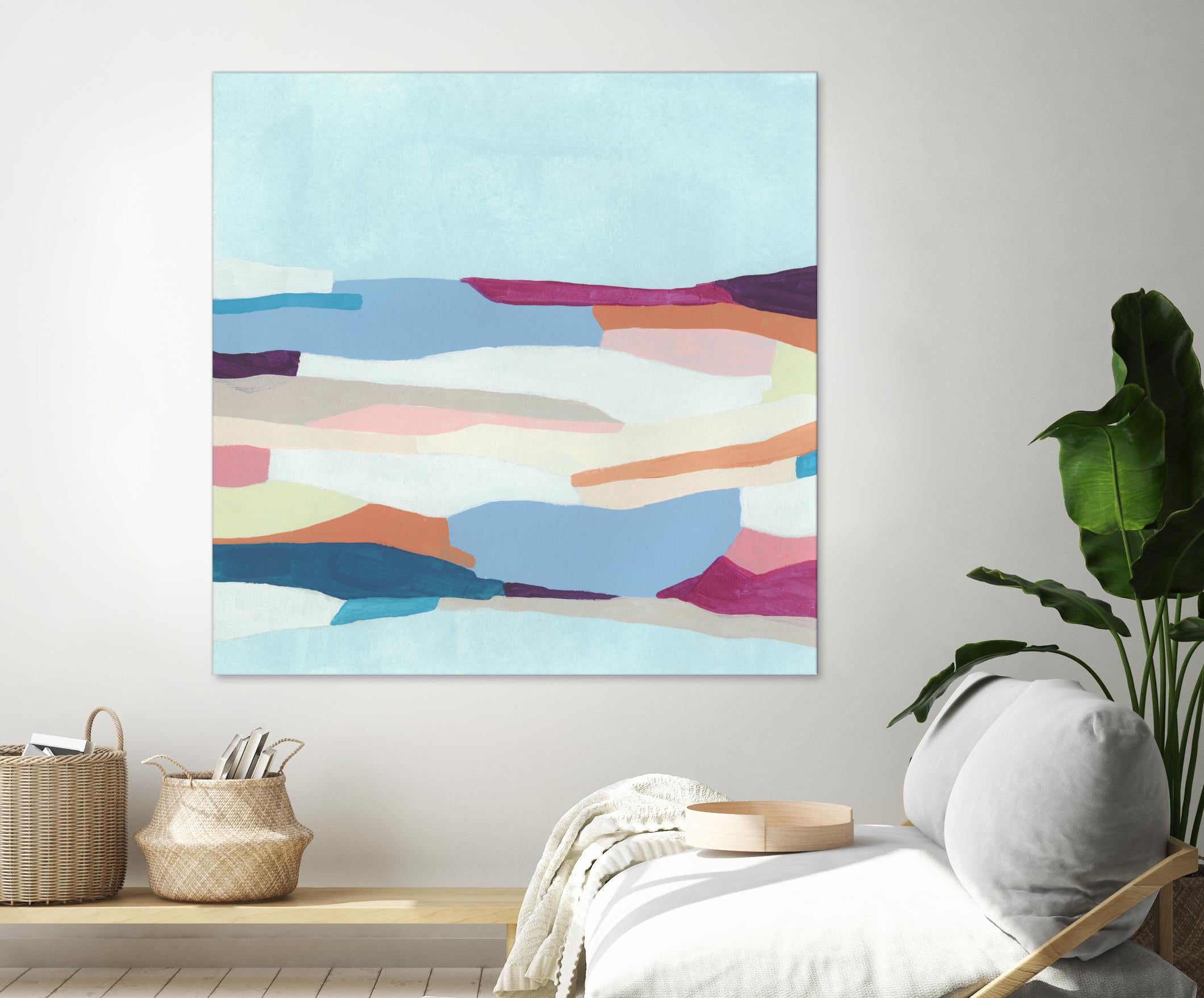 UA Stratascape I by June Erica Vess on GIANT ART - blue abstract