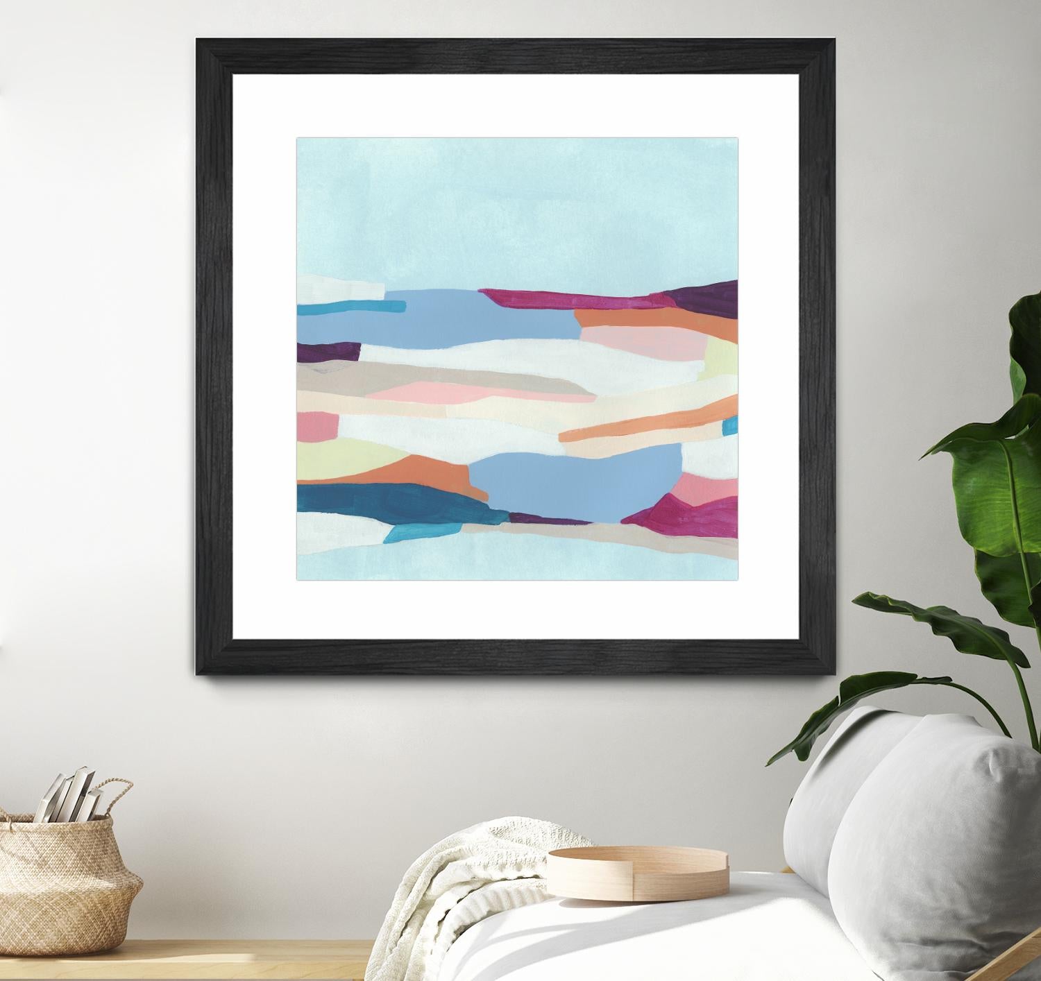 UA Stratascape I by June Erica Vess on GIANT ART - blue abstract