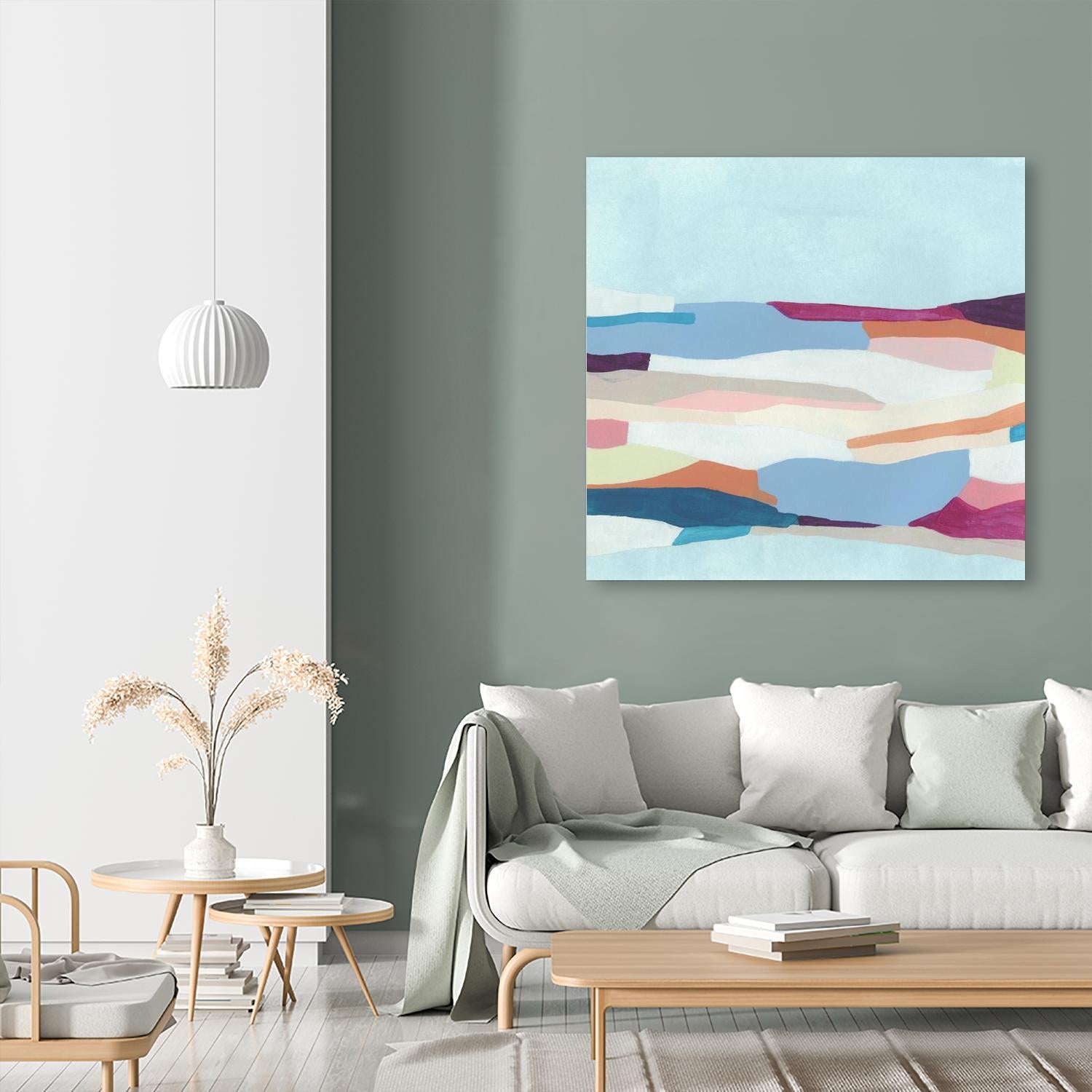 UA Stratascape I by June Erica Vess on GIANT ART - blue abstract