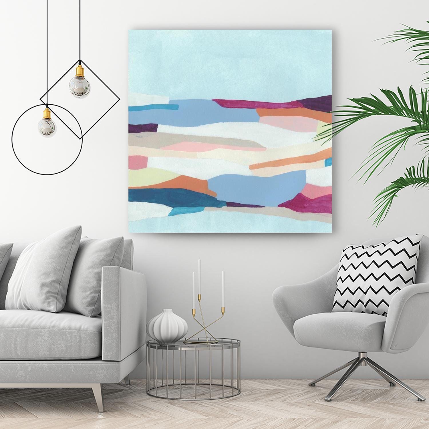 UA Stratascape I by June Erica Vess on GIANT ART - blue abstract