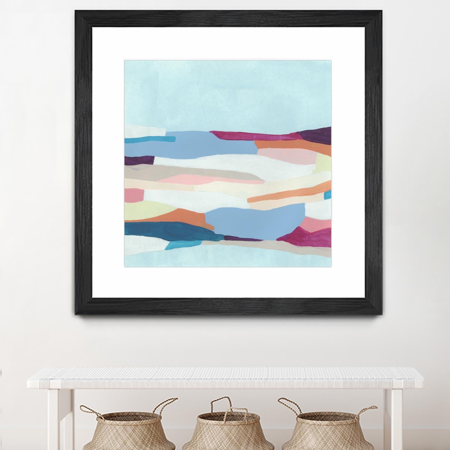 UA Stratascape I by June Erica Vess on GIANT ART - blue abstract