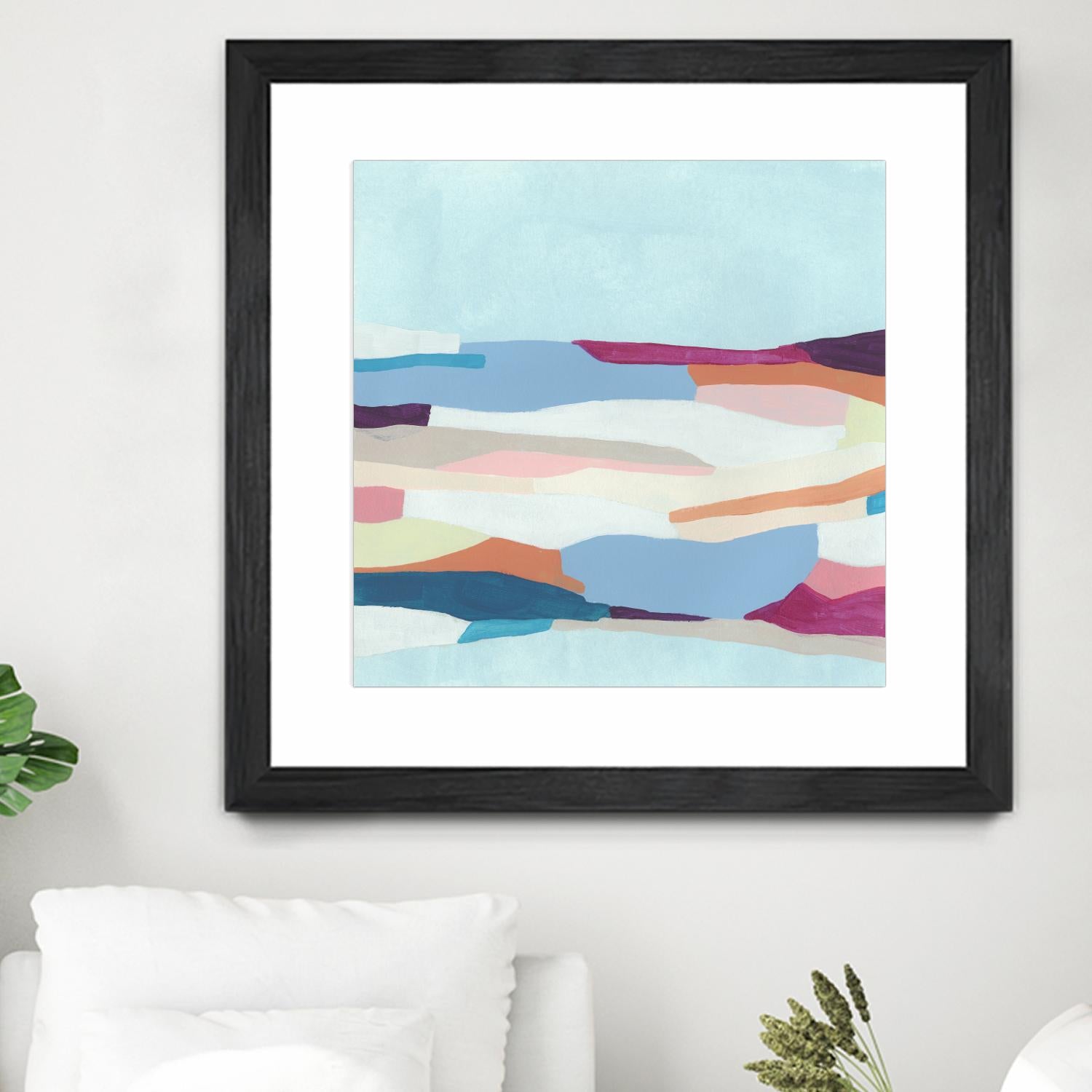 UA Stratascape I by June Erica Vess on GIANT ART - blue abstract