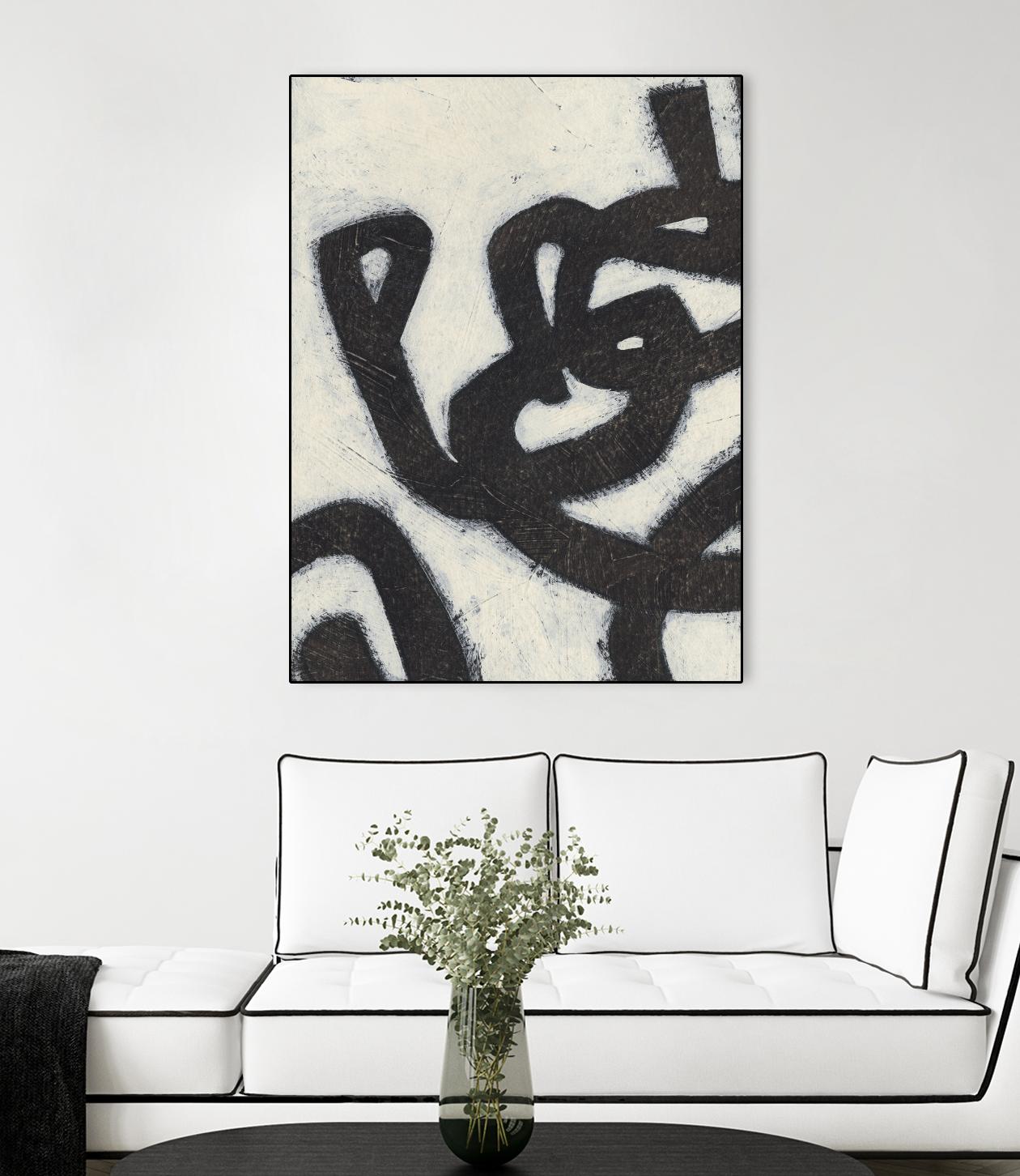 Symbiotic I by June Erica Vess on GIANT ART - black abstract