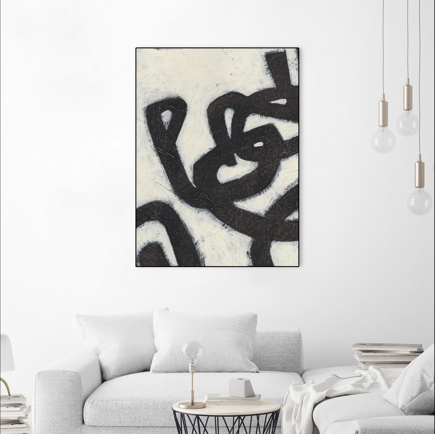 Symbiotic I by June Erica Vess on GIANT ART - black abstract