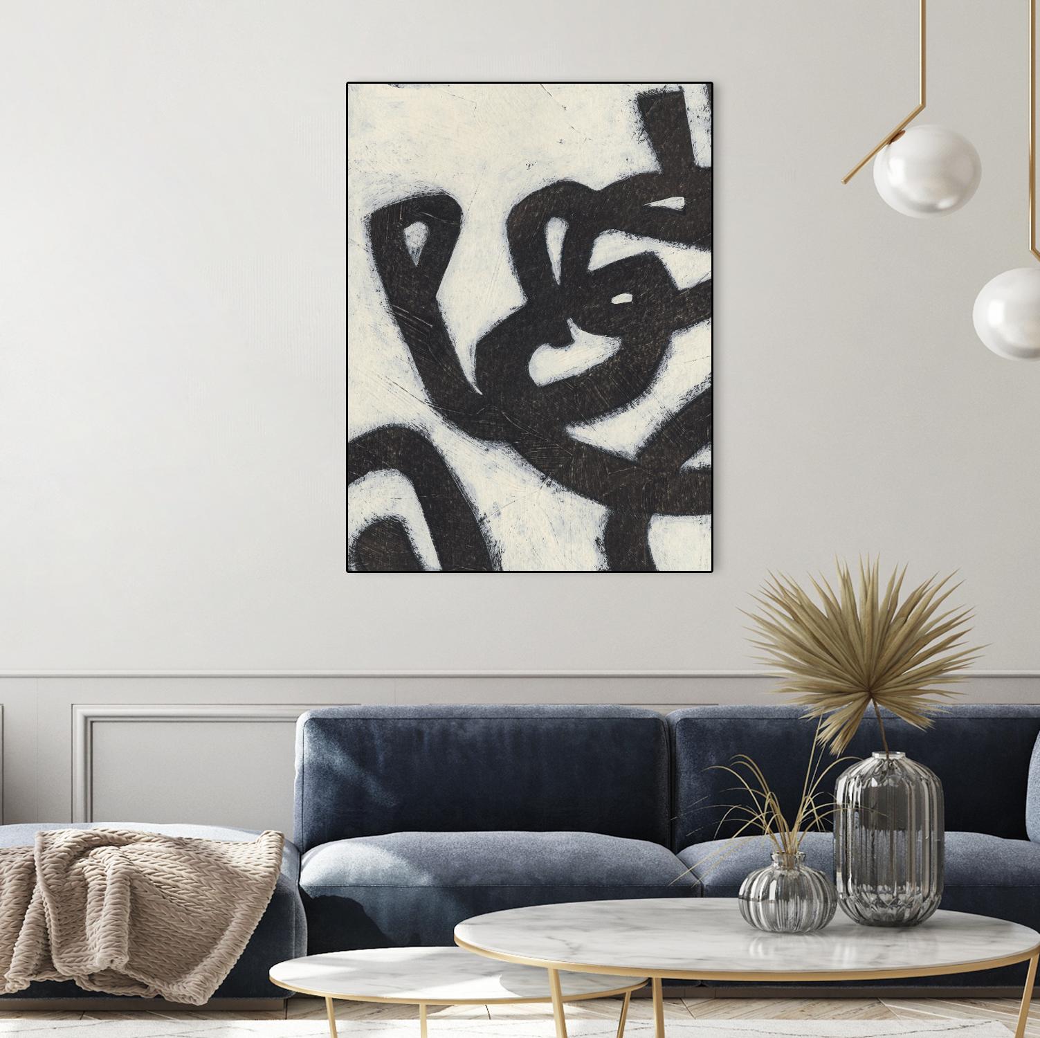 Symbiotic I by June Erica Vess on GIANT ART - black abstract