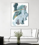 Rhythm Rhapsody IV by June Erica Vess on GIANT ART - blue abstract