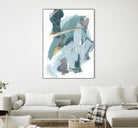 Rhythm Rhapsody IV by June Erica Vess on GIANT ART - blue abstract