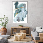 Rhythm Rhapsody IV by June Erica Vess on GIANT ART - blue abstract