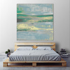 Cool Horizon II by Jennifer Goldberger on GIANT ART - green sea scene