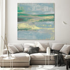 Cool Horizon II by Jennifer Goldberger on GIANT ART - green sea scene