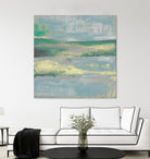 Cool Horizon II by Jennifer Goldberger on GIANT ART - green sea scene
