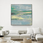 Cool Horizon II by Jennifer Goldberger on GIANT ART - green sea scene