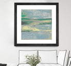 Cool Horizon II by Jennifer Goldberger on GIANT ART - green sea scene