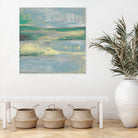 Cool Horizon II by Jennifer Goldberger on GIANT ART - green sea scene