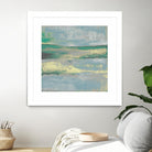 Cool Horizon II by Jennifer Goldberger on GIANT ART - green sea scene