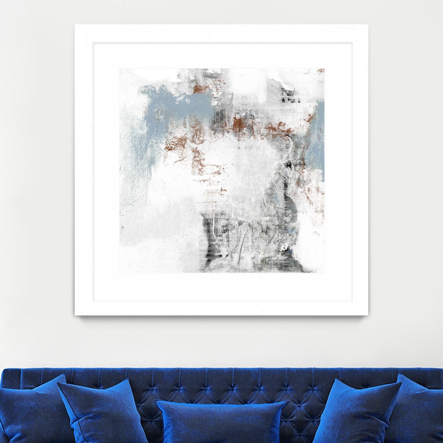 White Wash I by Jennifer Goldberger on GIANT ART - abstract