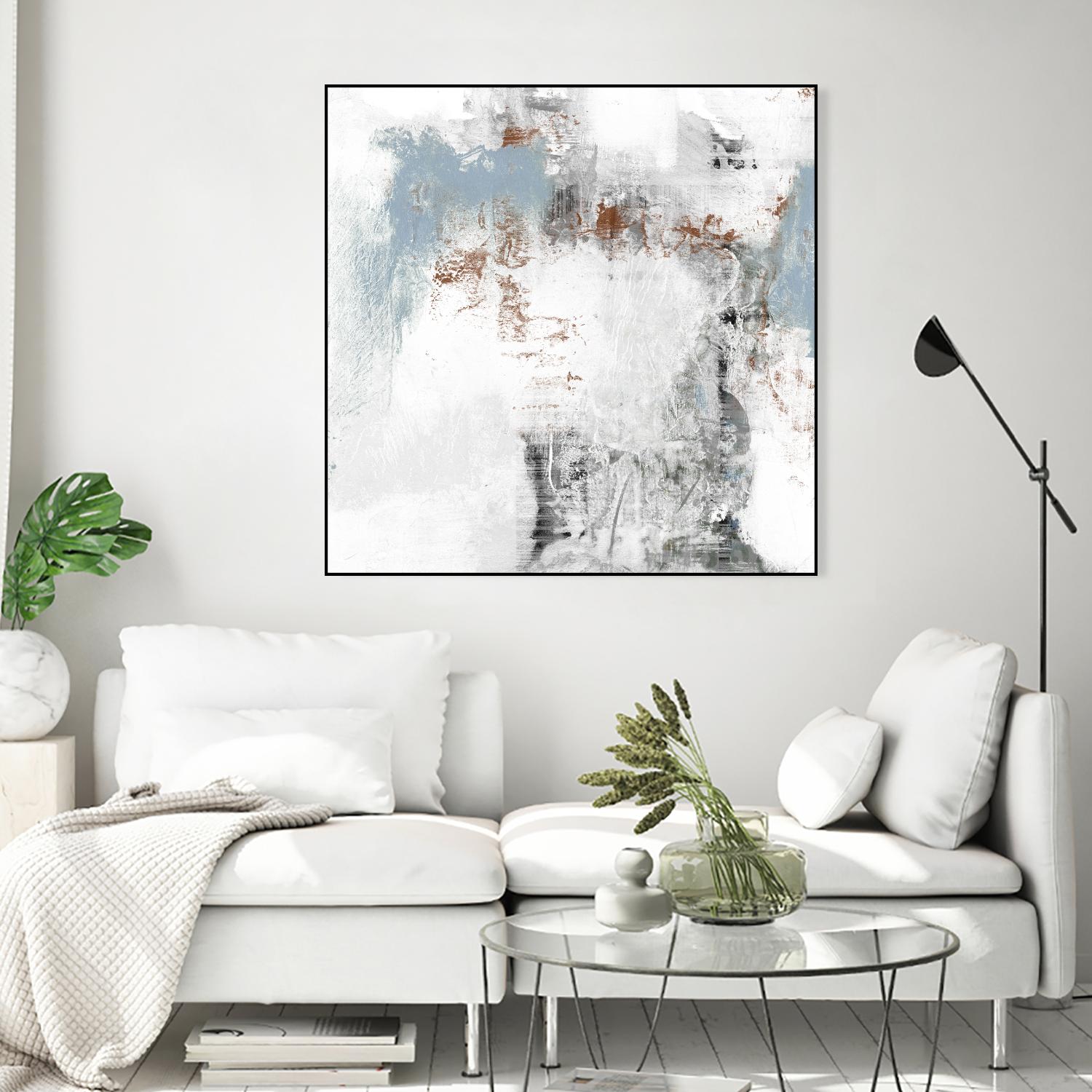White Wash I by Jennifer Goldberger on GIANT ART - abstract