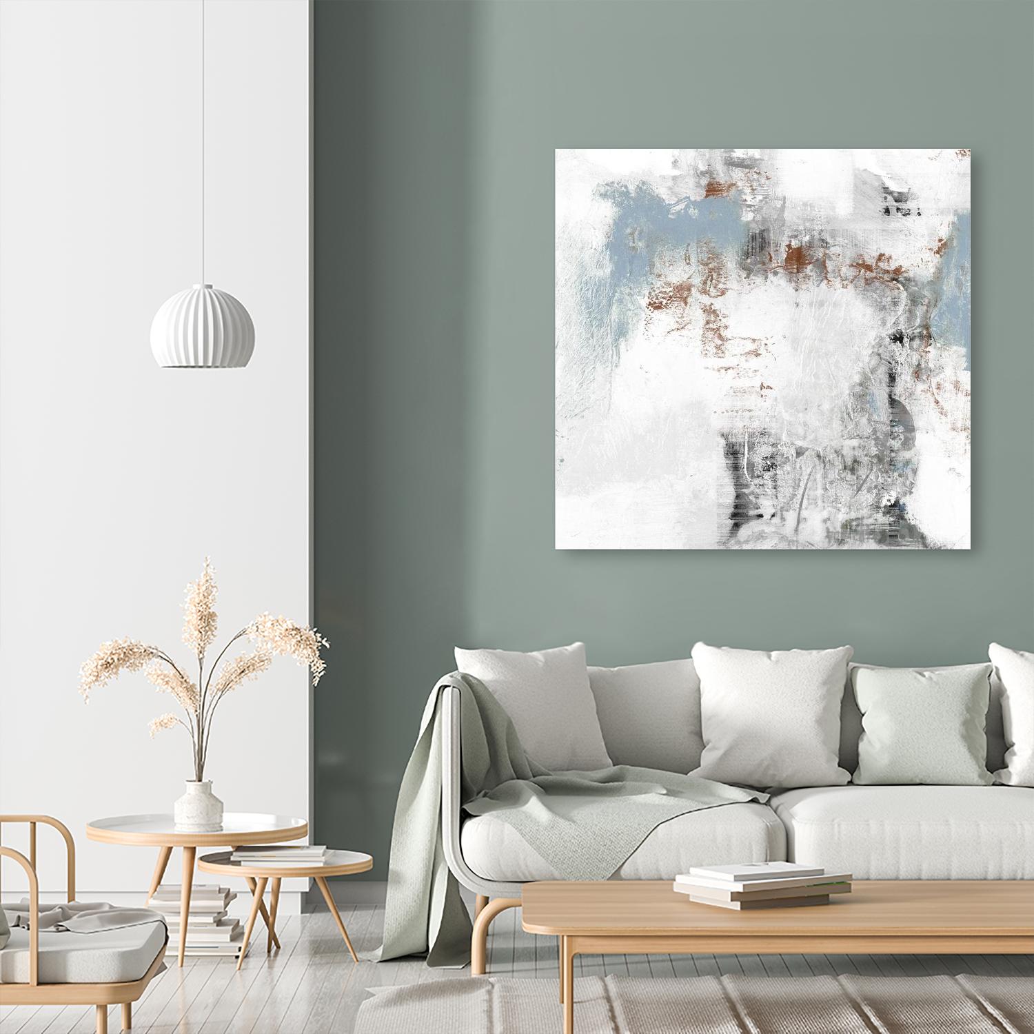 White Wash I by Jennifer Goldberger on GIANT ART - abstract