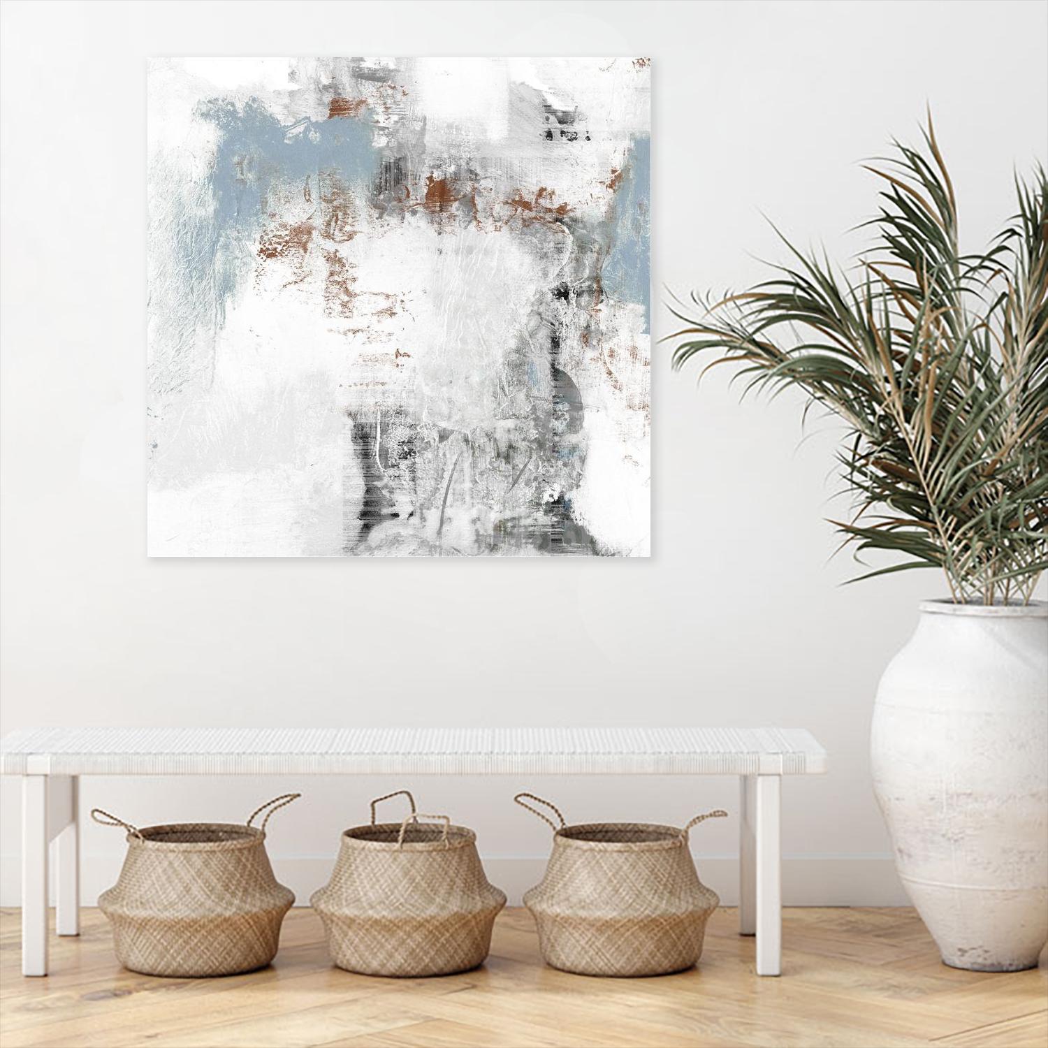 White Wash I by Jennifer Goldberger on GIANT ART - abstract