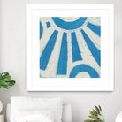 Spectrum Hieroglyph V by June Erica Vess on GIANT ART - blue abstract