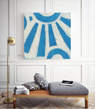 Spectrum Hieroglyph V by June Erica Vess on GIANT ART - blue abstract