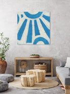 Spectrum Hieroglyph V by June Erica Vess on GIANT ART - blue abstract