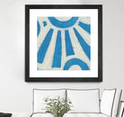 Spectrum Hieroglyph V by June Erica Vess on GIANT ART - blue abstract