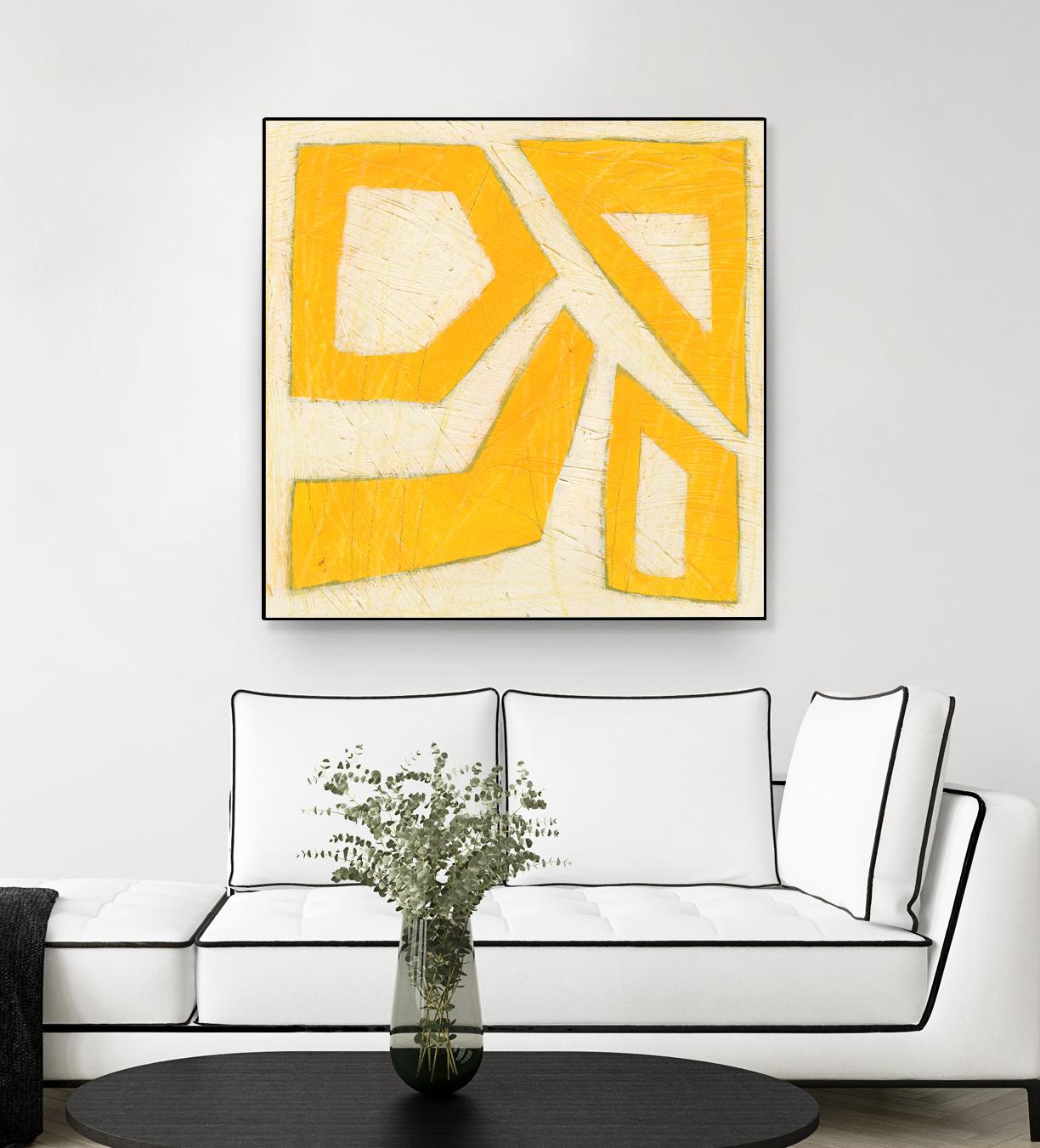 Spectrum Hieroglyph VIII by June Erica Vess on GIANT ART - yellow abstract