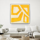 Spectrum Hieroglyph VIII by June Erica Vess on GIANT ART - yellow abstract