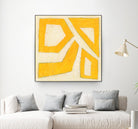 Spectrum Hieroglyph VIII by June Erica Vess on GIANT ART - yellow abstract