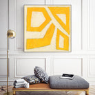 Spectrum Hieroglyph VIII by June Erica Vess on GIANT ART - yellow abstract